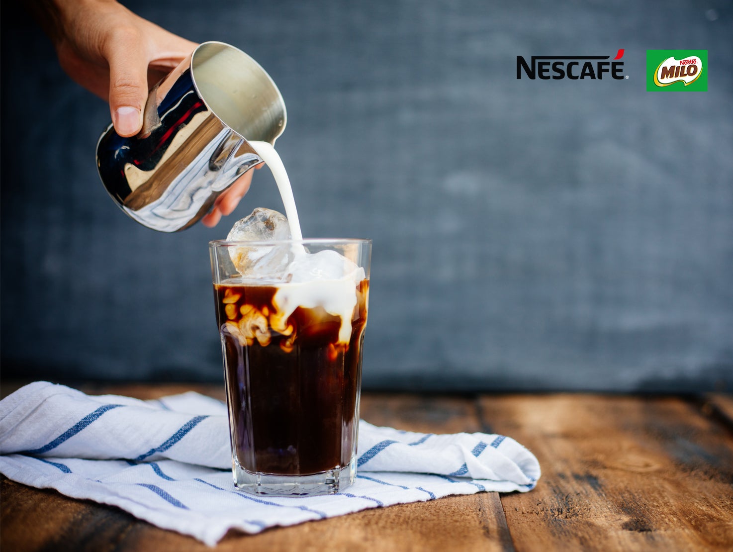 Adding Milk to Coffee