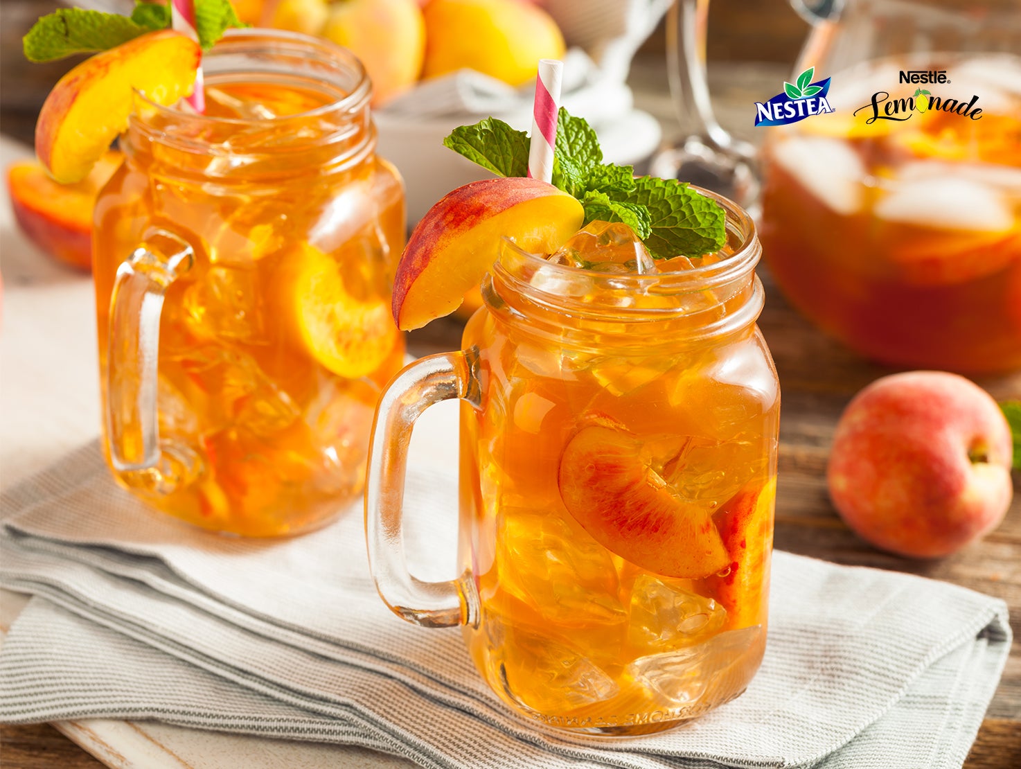 Two jar of nestle lemonade