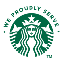WE PROUDLY SERVE STARBUCKS®