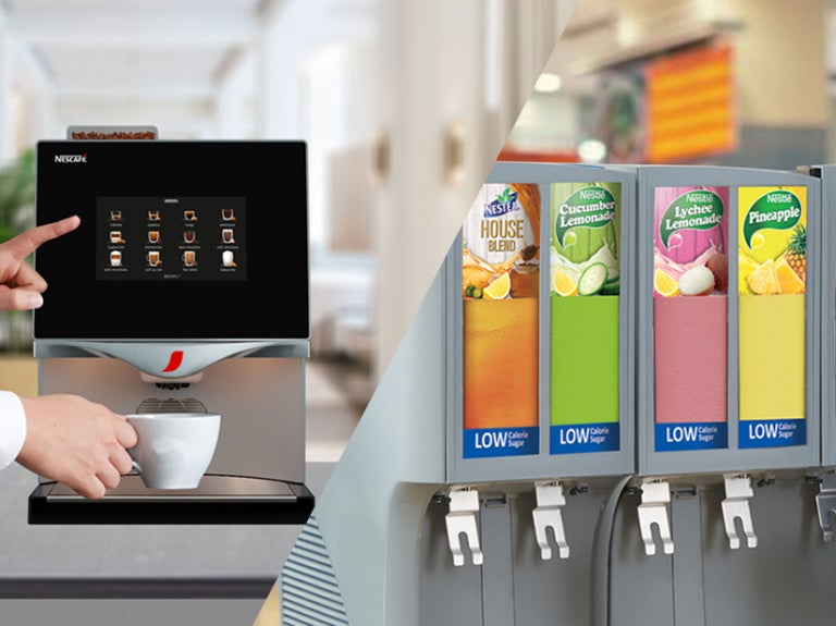 Nescafe Coffee Machine and Nestle Beverage Machines