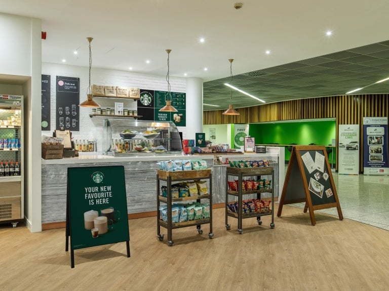 We Proudly Serve Starbucks in the office