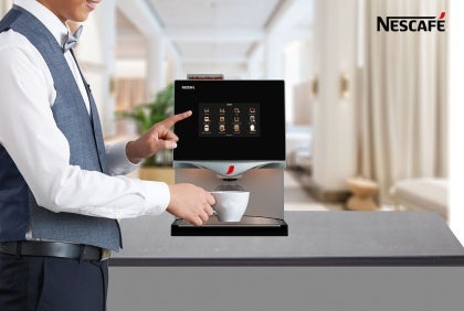 Hotel Server using Nescafe Coffee Machine