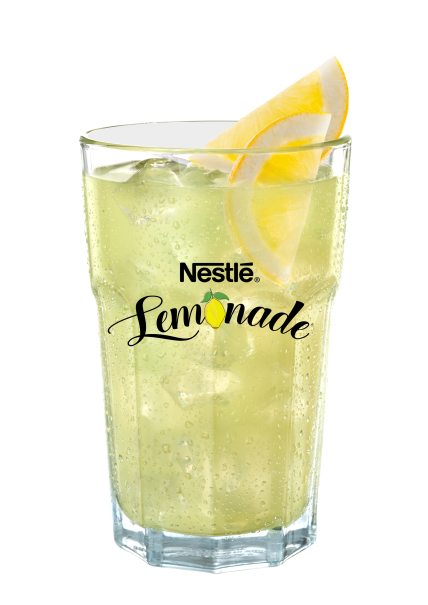 Glass of Nestle Lemonade Juice