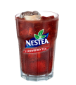 Glass of Nestea Strawberry Tea Juice