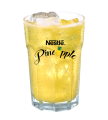 Glass of Nestle Pineapple Juice