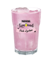Glass of Nestle Pink Lychee Lemonade