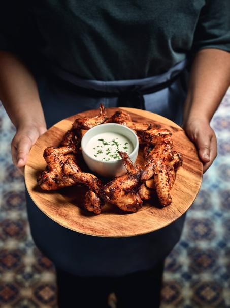 Buffalo Wings with Ranch Dressing
