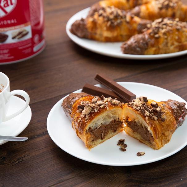 KitKat Croissant on a plate