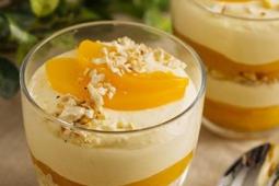Peach and Walnut Torte