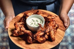 Buffalo Wings with Ranch Dressing