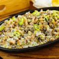 Pork Sisig with Garlic Cream Sauce